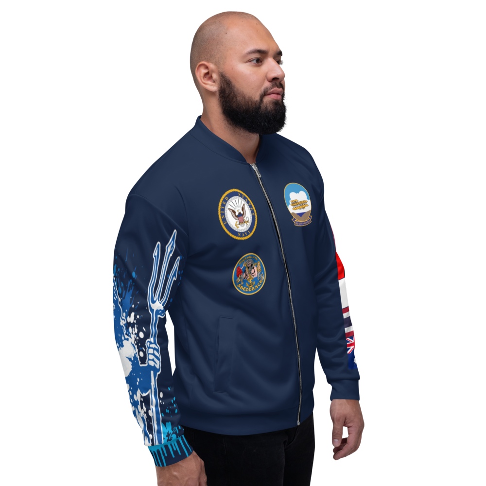 USS Kitty Hawk (CV-63) 1999 FP Cruise Jacket - Shellback – right view, white