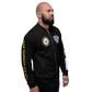USS Midway (CV-41) 1975-76 FP Cruise Jacket - Black – right view, white