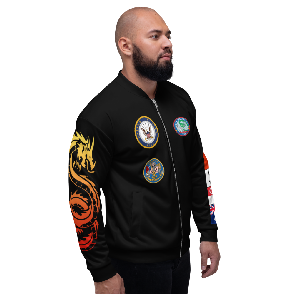 USS Ronald Reagan (CVN-76) 2017 FP Cruise Jacket - WestPac – right view, white