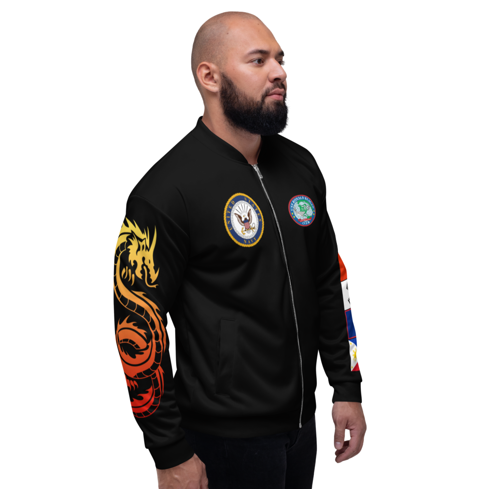 USS Ronald Reagan (CVN-76) 2018 FP Cruise Jacket - WestPac – right view, white
