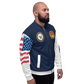 USS Abraham Lincoln (CVN-72) 1991 FP Cruise Jacket - All American – right view, white