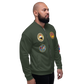 USS Abraham Lincoln (CVN-72) 1995 FP Cruise Jacket - Green – right view, white