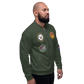 USS Abraham Lincoln (CVN-72) 2000-01 FP Cruise Jacket - Green – right view, white