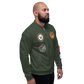 USS Abraham Lincoln (CVN-72) 2002-03 FP Cruise Jacket - Green – right view, white
