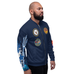 USS Abraham Lincoln (CVN-72) 2002-03 FP Cruise Jacket - Shellback – right view, white