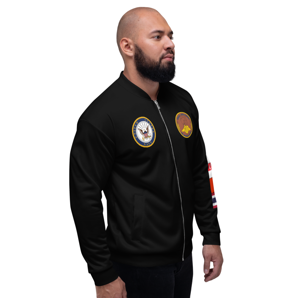 USS Abraham Lincoln (CVN-72) 2006 FP Cruise Jacket – right view, white