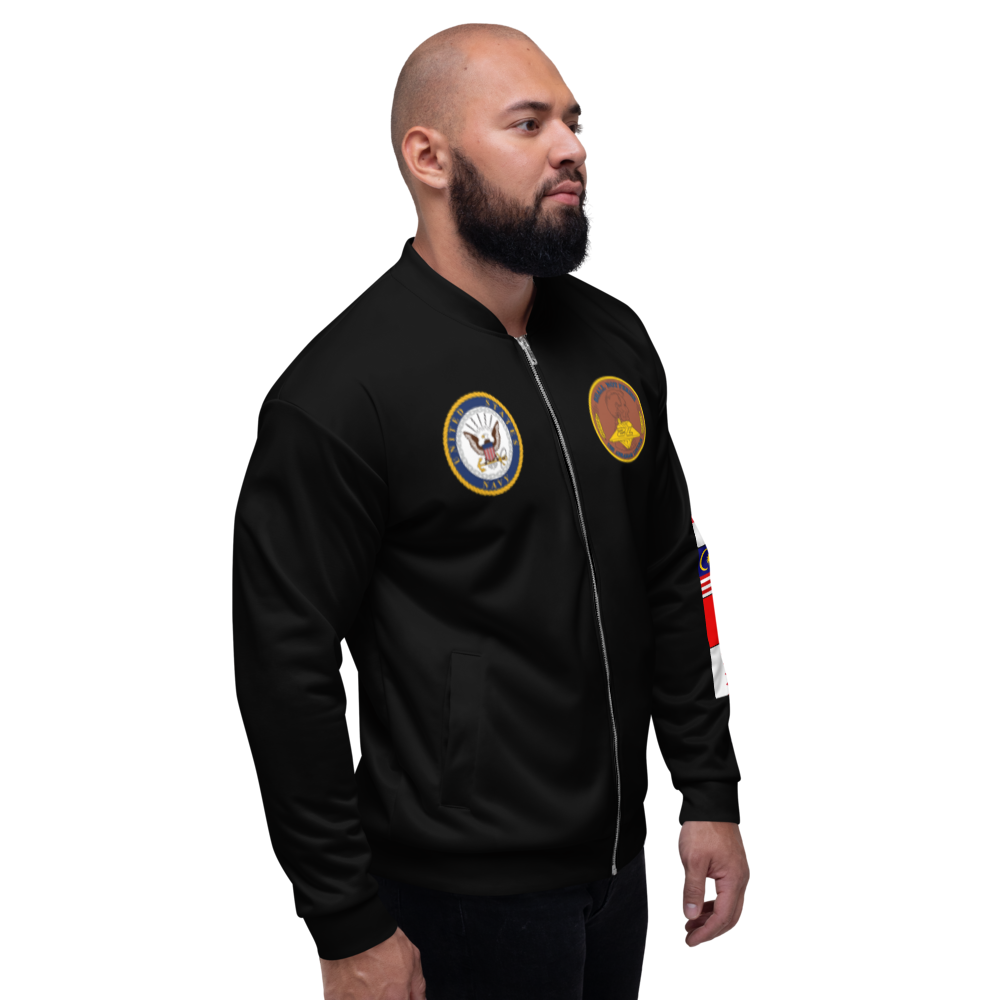 USS Abraham Lincoln (CVN-72) 2010-11 FP Cruise Jacket – right view, white