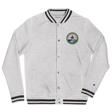 Load image into Gallery viewer, USS George H.W. Bush (CVN-77) Embroidered Champion Bomber Jacket - Ship&#39;s Crest