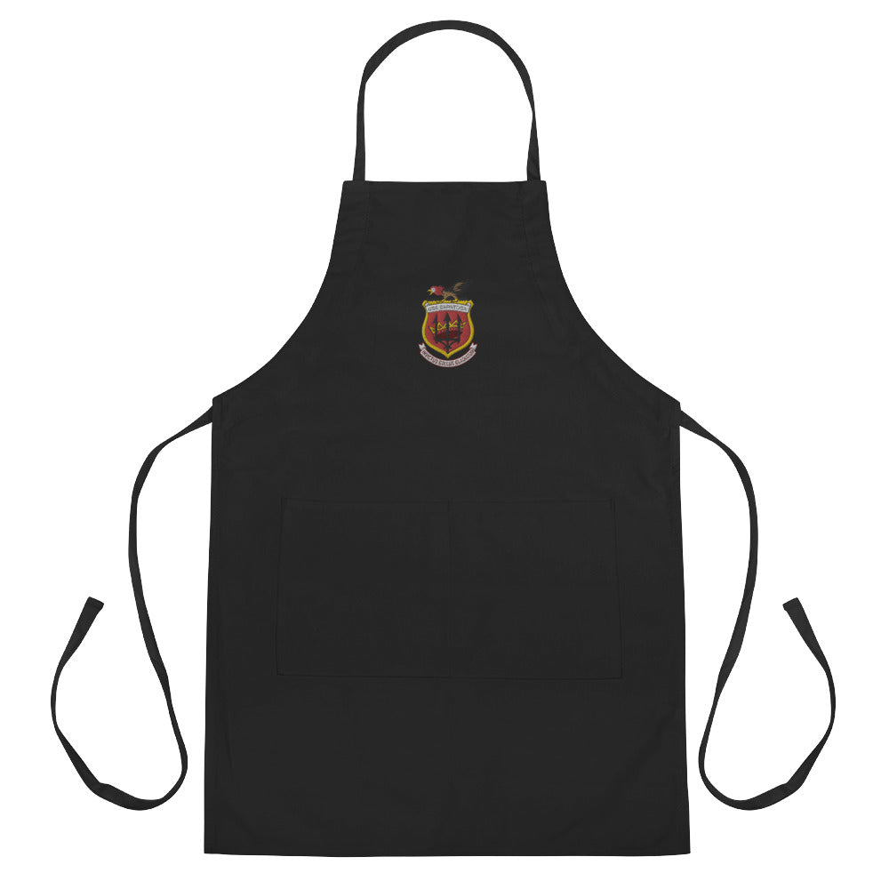USS Saratoga (CVA/CV-60) Embroidered Apron – black
