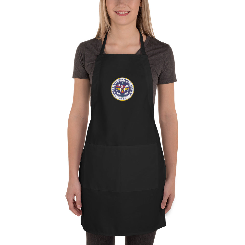 USS John F. Kennedy (CV-67) Embroidered Apron
