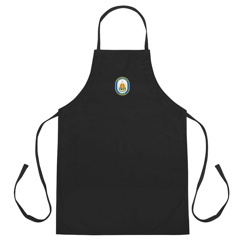USS Benfold (DDG-65) Embroidered Apron – black