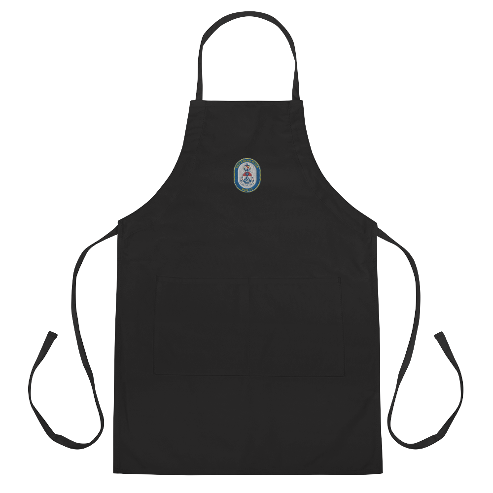 USS Chung-Hoon (DDG-93) Embroidered Apron – black