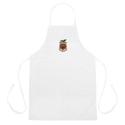 USS Saratoga (CVA/CV-60) Embroidered Apron – white