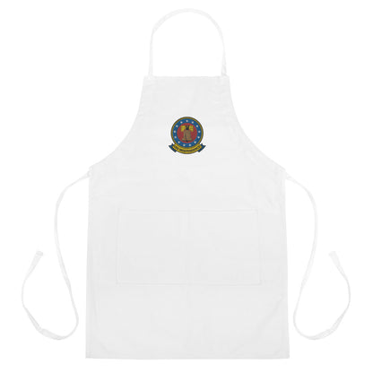 USS Independence (CVA/CV-62) Embroidered Apron – white