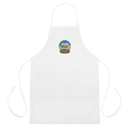 USS Kitty Hawk (CVA-63)  Embroidered Apron – white