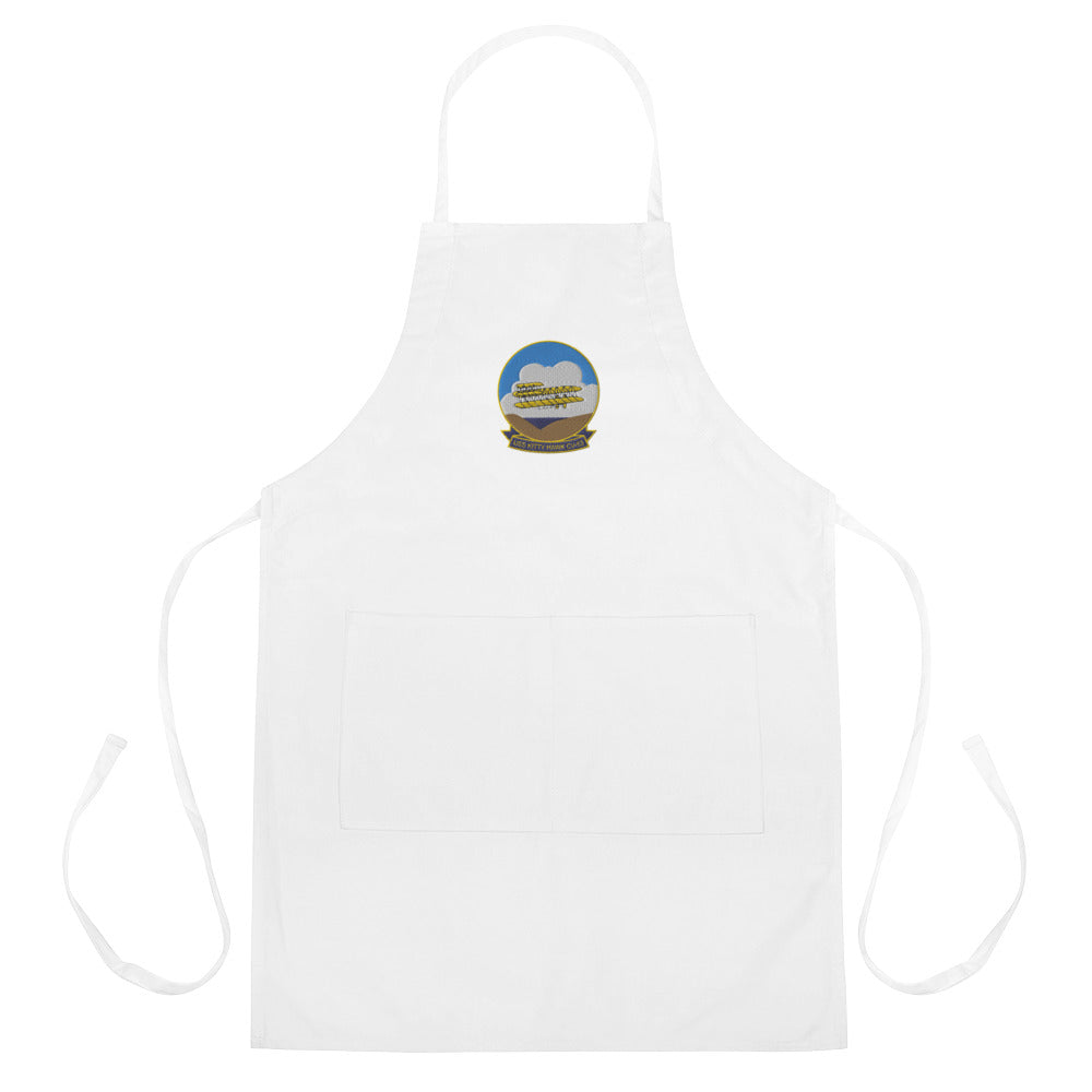 USS Kitty Hawk (CV-63) Embroidered Apron – white