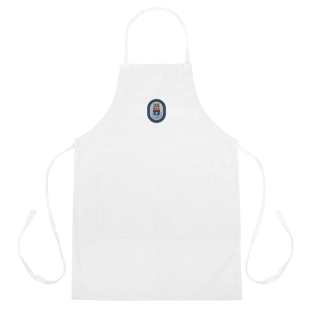 USS Thomas S. Gates (CG-51) Embroidered Apron – white