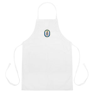 USS Valley Forge (CG-50) Embroidered Apron – white