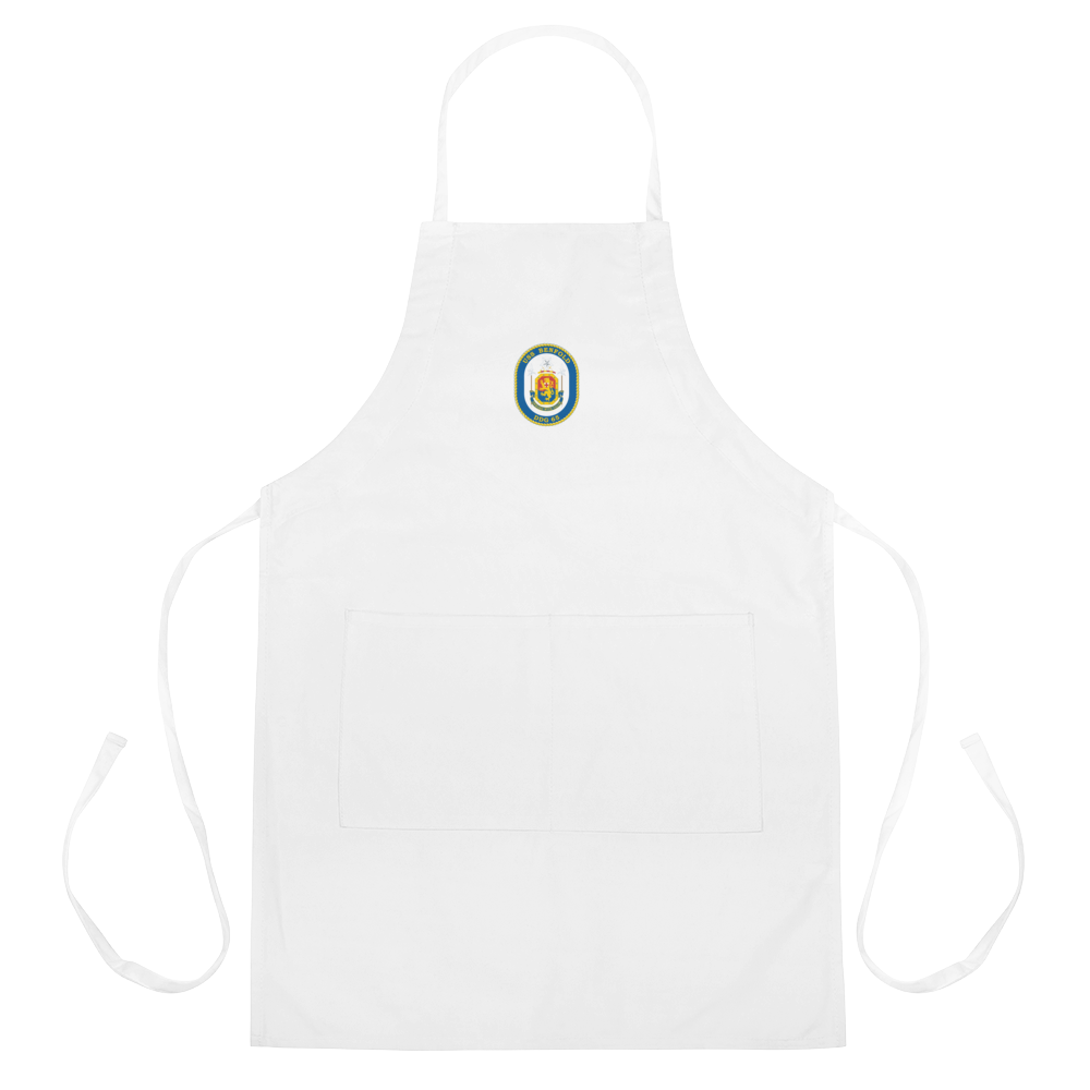 USS Benfold (DDG-65) Embroidered Apron – white