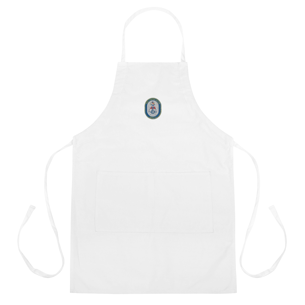 USS Chung-Hoon (DDG-93) Embroidered Apron – white