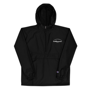 USS George Washington (CVN-73) Embroidered Champion Packable Jacket – black