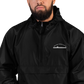 USS Carl Vinson (CVN-70) Embroidered Champion Packable Jacket – black