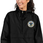 USS Carl Vinson (CVN-70) Embroidered Champion Packable Jacket - Ship's Crest – black