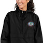 USS Ronald Reagan (CVN-76) Embroidered Champion Packable Jacket - Ship's Crest – black