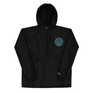 USS Harry S. Truman (CVN-75) Embroidered Champion Packable Jacket - Ship's Crest – black