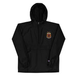 USS Saratoga (CVA/CV-60) Embroidered Champion Packable Jacket - Ship's Crest – black