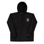 USS Ranger (CV-61) Embroidered Champion Packable Jacket - Ship's Crest – black