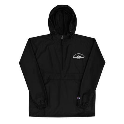 USS Leyte Gulf (CG-55) Embroidered Champion Packable Jacket – black