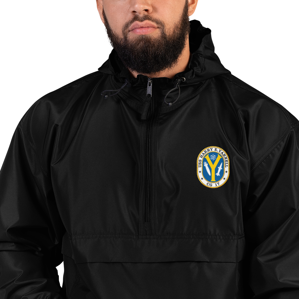USS Harry E. Yarnell (CG-17) Embroidered Champion Packable Jacket