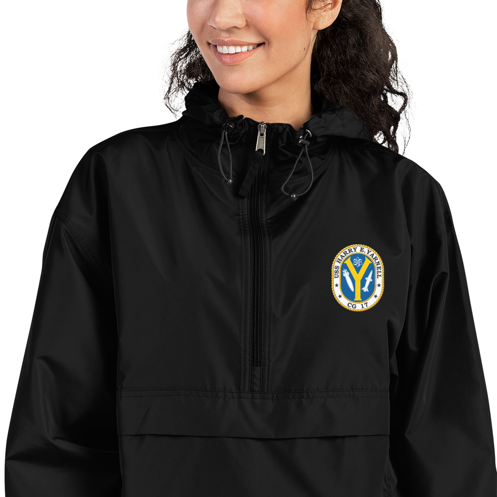 USS Harry E. Yarnell (CG-17) Embroidered Champion Packable Jacket