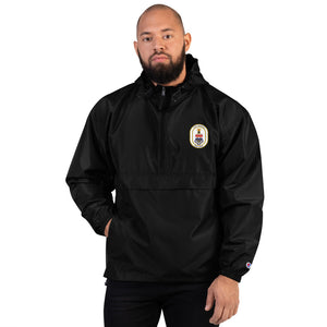 USS Hewitt (DD-966) Ship's Crest Embroidered Champion Packable Jacket
