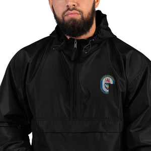 USS Valley Forge (CG-50) Embroidered Champion Packable Jacket – black