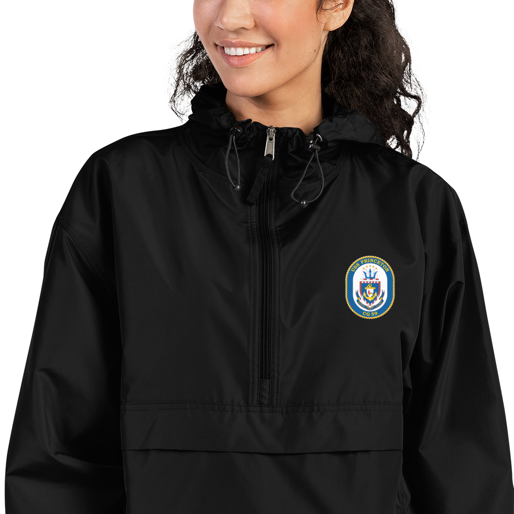 USS Princeton (CG-59) Embroidered Champion Packable Jacket