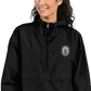 USS Arleigh Burke (DDG-51) Embroidered Champion Packable Jacket – black