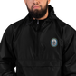USS Barry (DDG-52) Embroidered Champion Packable Jacket – black