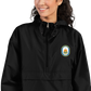 USS Benfold (DDG-65) Embroidered Champion Packable Jacket – black