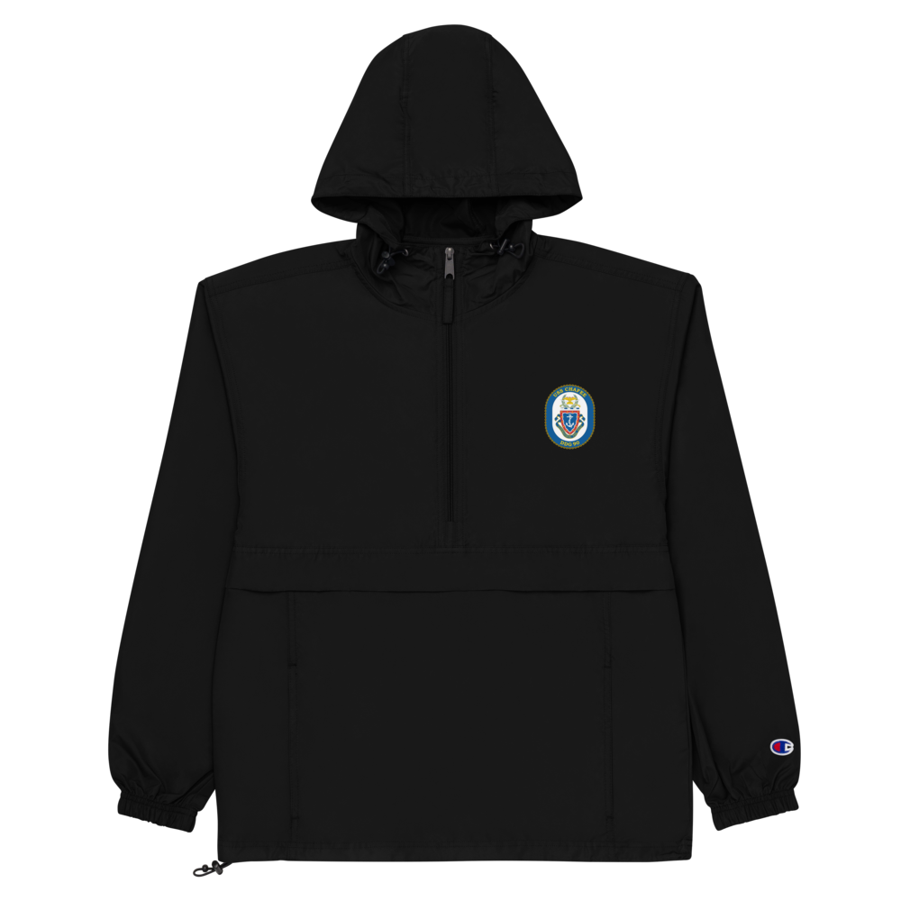 USS Chafee (DDG-90) Embroidered Champion Packable Jacket