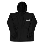 USS Saratoga (CV-60) Embroidered Champion Packable Jacket – black