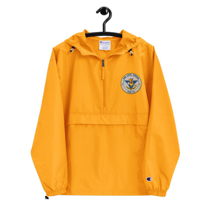 USS Carl Vinson (CVN-70) Embroidered Champion Packable Jacket - Ship's Crest – gold