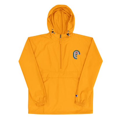 USS Valley Forge (CG-50) Embroidered Champion Packable Jacket – gold