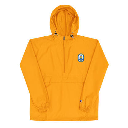 USS Vincennes (CG-49) Embroidered Champion Packable Jacket – gold