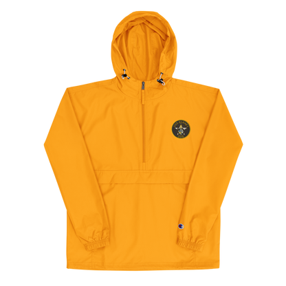 USS Barney (DDG-6) Embroidered Champion Packable Jacket – gold