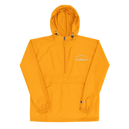 USS Independence (CV-62) Embroidered Champion Packable Jacket – gold