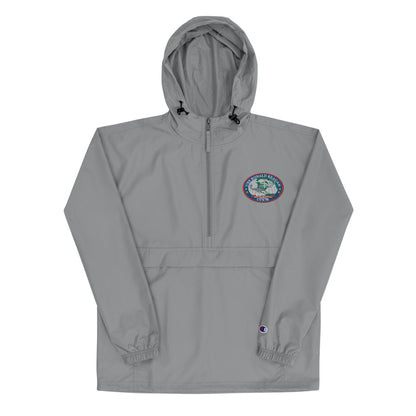 USS Ronald Reagan (CVN-76) Embroidered Champion Packable Jacket - Ship's Crest