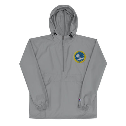 USS Constellation (CVA-64) Embroidered Champion Packable Jacket - Ship's Crest