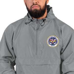 USS John F. Kennedy (CVA-67) Embroidered Champion Packable Jacket - Ship's Crest